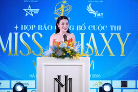 Trưởng ban tổ chức cuộc thi, thạc sỹ Đàm Hương Thủy chia sẻ tại họp báo. (Ảnh: BTC)