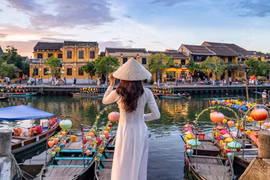 Hội An trong top 10 điểm đến nội địa được người Việt tìm kiếm nhiều nhất. (Ảnh: CTV/Vietnam+)