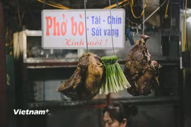 “Phở” Hà Nội giờ đây đã trở thành thương hiệu ẩm thực nổi tiếng thế giới. (Ảnh minh họa: Minh Sơn/Vietnam+)