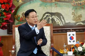 Đại sứ Du lịch Việt Nam tại Hàn Quốc, ông Lý Xương Căn. (Ảnh: CTV/Vietnam+)