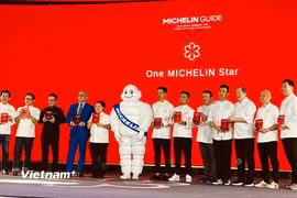 11 nhà hàng Việt Nam nhận một Sao từ cẩm nang ẩm thực Michelin Guide. (Ảnh: Mai Mai/Vietnam+)