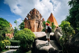 Tháp Bà Ponagar 2, Khánh Hòa. (Ảnh: Vương Nam/Vietnam+)