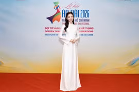 Hoa hậu Tiểu Vy là một trong những Đại sứ của lễ hội. (Ảnh: CTV/Vietnam+)