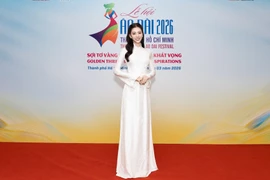 Hoa hậu Tiểu Vy là một trong những Đại sứ của lễ hội. (Ảnh: CTV/Vietnam+)