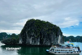 Vùng biển Quảng Ninh trước ngày đón bão. (Ảnh minh họa: Mai Mai/Vietnam+)