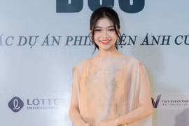 Huỳnh Minh Kiên, sinh năm 2004, đạt ngôi vị Á hậu 2 tại cuộc thi Miss World Vietnam 2023. (Ảnh: CTV/Vietnam+)