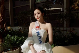 Hình ảnh mới nhất của Kiều Duy từ Miss International 2025. (Ảnh: NVCC)