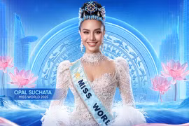 Đương kim Hoa hậu Thế giới Opal Suchata sẽ tham dự chung kết Miss World Vietnam 2026. (Ảnh: BTC)