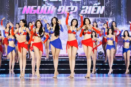 Top 5 Người đẹp Biển Miss World Vietnam 2025. (Ảnh: CTV/Vietnam+)