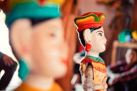 Múa rối là loại hình nghệ thuật giàu giá trị văn hóa truyền thống của Việt Nam. (Ảnh: Vương Nam/Vietnam+)