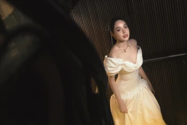 Hoa hậu Thanh Thủy được vinh danh "Mỹ nhân của năm." (Ảnh: CTV/Vietnam+)