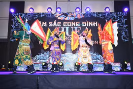 Nhã nhạc cung đình Huế được trình diễn tại sự kiện. (Ảnh: Cục Du lịch Quốc gia)