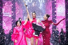 Cuộc thi vừa chính thức tìm ra Quán quân cho mùa giải thứ 9: Lại Mai Hoa, thí sinh cao nhất trong dàn thí sinh năm nay với 1,84 mét. (Ảnh: BTC)