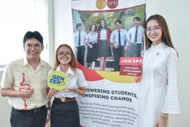 Hoa hậu Bảo Ngọc được mời thỉnh giảng tại Đại học Thammasat, Thái Lan. (Ảnh: CTV/Vietnam+)