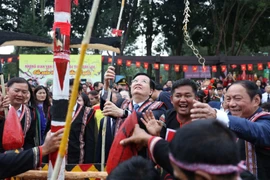 Phó Thủ tướng Mai Văn Chính tham dự các hoạt động văn hóa, chúc Tết cộng đồng các dân tộc Việt Nam tại sự kiện. 