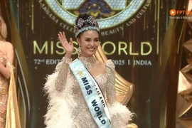 Người đẹp Thái Lan đăng quang Miss World 2025 tại Ấn Độ.