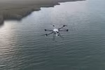 Cận cảnh UAV sử dụng trong tuyến giao hàng Cần Giờ - Vũng Tàu. (Ảnh: CT UAV)