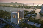 Phối cảnh toà nhà mới của Viettel tại Đà Nẵng. 