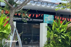 Sân Pickleball Zone 43 địa chỉ 40 Giáng Hương 3, bị phản ánh thường có người chơi phát ra tiếng la hét lớn khiến nhiều hộ dân bị ảnh hưởng (Ảnh: PV/Vietnam+)