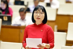 Bà Nguyễn Thị Việt Nga, Phó Trưởng đoàn chuyên trách, Đoàn đại biểu Quốc hội thành phố Hải Phòng. (Ảnh: Doãn Tấn/TTXVN)