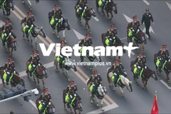 Góc quay hiếm về một đội hình đặc biệt trong Tổng duyệt diễu binh, diễu hành