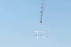 Máy bay Su-27 Ukraine bị rơi khi đánh chặn UAV Geran của Nga