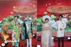 Vẻ đẹp tự tin của các thí sinh trong cuộc thi Học sinh thanh lịch ở trường THCS Ngô Sĩ Liên