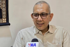 Ông Beni Sukadis, Điều phối viên cao cấp của Viện Nghiên cứu quốc phòng và chiến lược Indonesia (LESPERSSI). (Ảnh: Minh Hưởng/TTXVN)