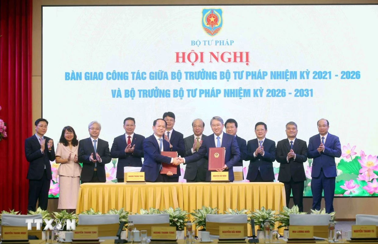 Bộ Tư pháp chuẩn bị chuyển giao lãnh đạo cho giai đoạn 2026-2031