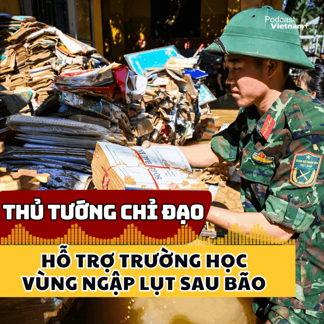 Thủ tướng chỉ đạo khẩn trương hỗ trợ trường học vùng ngập lụt sau bão số 11