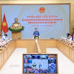 Phó Thủ tướng Hồ Quốc Dũng chủ trì Phiên họp Ban Chỉ đạo Quốc gia về chống khai thác IUU. (Ảnh: Tuấn Anh/TTXVN)