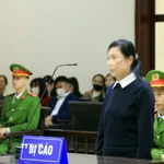 Bị cáo Hoàng Thị Thúy Lan, cựu Bí thư Tỉnh ủy Vĩnh Phúc (cũ). (Ảnh: Tuấn Anh/TTXVN)