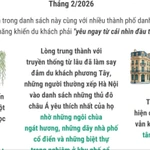 CN Traveler: Hà Nội là một trong 50 thành phố đẹp nhất thế giới 