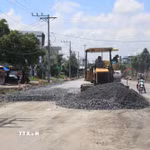 Dự án Đường tỉnh 879C tại Đồng Tháp. Ảnh minh họa. (Ảnh: Công Trí/TTXVN)