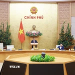 Thủ tướng Phạm Minh Chính chủ trì Phiên họp Chính phủ chuyên đề về xây dựng pháp luật tháng 2 năm 2026. (Ảnh: Dương Giang/TTXVN)