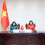 Đoàn Việt Nam tham gia Phiên họp tham vấn lần thứ năm của Ủy ban điều phối Nữ nghị sỹ Hội đồng Liên nghị viện các quốc gia ASEAN (WAIPA). (Nguồn: Cổng Thông tin Điện tử Quốc hội)