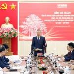 Tổng Bí thư Tô Lâm phát biểu chỉ đạo. (Ảnh: Thống Nhất/ TTXVN)