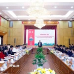 Tổng Bí thư Tô Lâm làm việc với Ban Tuyên giáo và Dân vận Trung ương. (Ảnh: Thống Nhất/TTXVN)