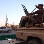 Lực lượng an ninh Syria. (Ảnh: THX/TTXVN)