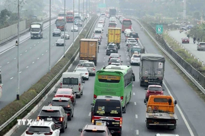 Cao tốc Pháp Vân-Cầu Giẽ. (Ảnh minh họa: Phạm Kiên/TTXVN)
