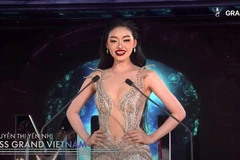 Người đẹp Đắk Lắk có màn hô vang hai tiếng “Nguyễn Thị Yến Nhi - Miss Grand Vietnam” đầy tự hào.