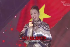 Kiều Duy trên sân khấu chung kết cuộc thi. (Ảnh: BTC)