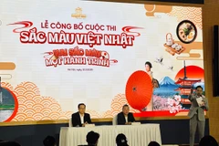 Ban tổ chức công bố cuộc thi tại Hà Nội, chiều nay. (Ảnh: Mai Mai/Vietnam+)