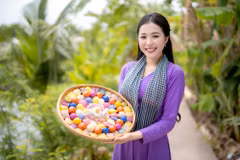 Kiều Duy là đại sứ quảng bá Lễ hội Bánh dân gian Cần Thơ năm 2025. (Ảnh: NVCC/Vietnam+)