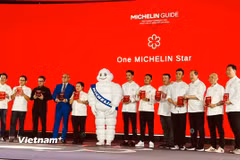 11 nhà hàng Việt Nam nhận một Sao từ cẩm nang ẩm thực Michelin Guide. (Ảnh: Mai Mai/Vietnam+)