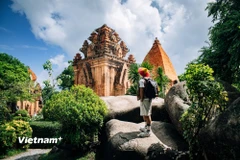 Tháp Bà Ponagar 2, Khánh Hòa. (Ảnh: Vương Nam/Vietnam+)