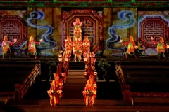 Huế - "điểm hẹn" của nghệ thuật truyền thống qua các mùa Festival. (Ảnh: CTV/Vietnam+)