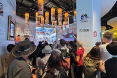Nhà Triển lãm Việt Nam tại Expo 2025 thu hút đông đảo người dân Nhật Bản tham quan. (Ảnh: Cục Hợp tác quốc tế) 