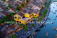 Trong năm 2025, du lịch Việt sẽ đi sâu quảng bá hình ảnh các di sản UNESCO như phố cổ Hội An... (Ảnh: TITC)