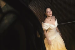 Hoa hậu Thanh Thủy được vinh danh "Mỹ nhân của năm." (Ảnh: CTV/Vietnam+)